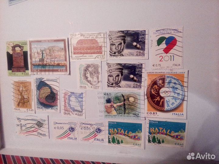 Продам марки День Космонавтики, Италия, Германия