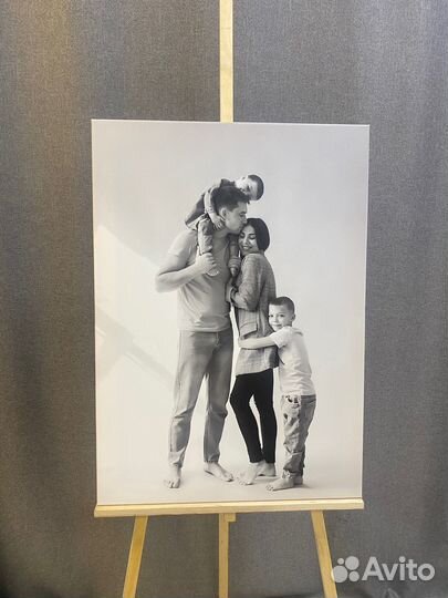 Портрет по фото на холсте