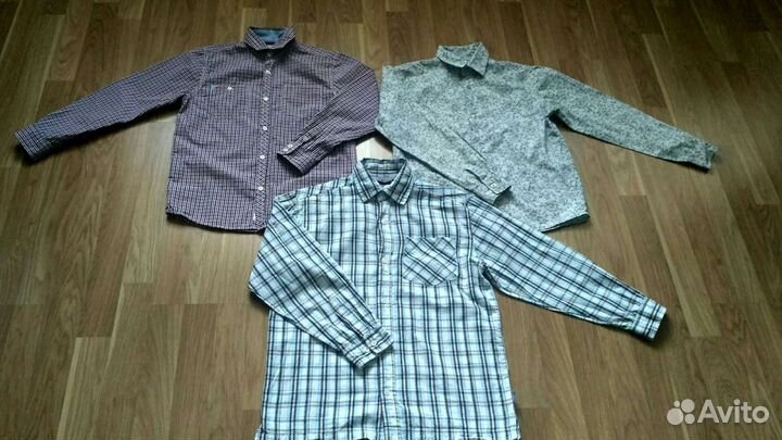 Рубашки на мальчика (7 штук)