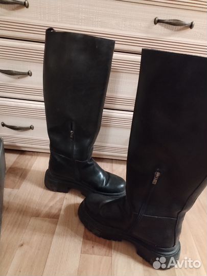 Сапоги осенние высокие