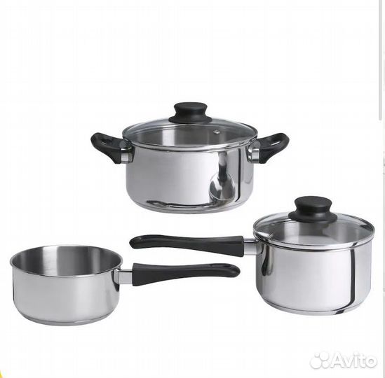 Кастрюли Икеа Аннонс новые