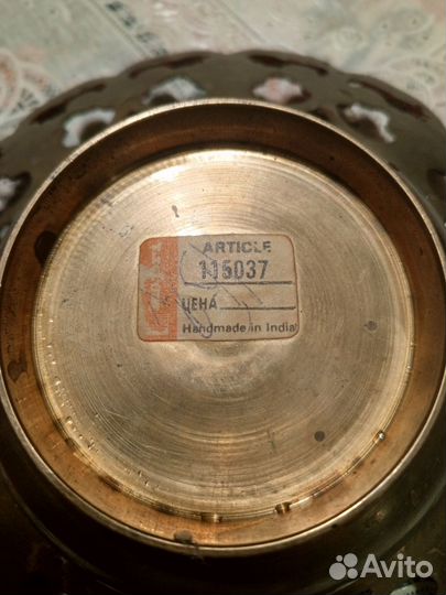 Тарелка декоративная Индия