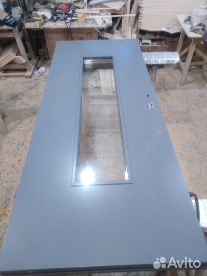 Деревянная входная утеплённая дверь. Север-М2