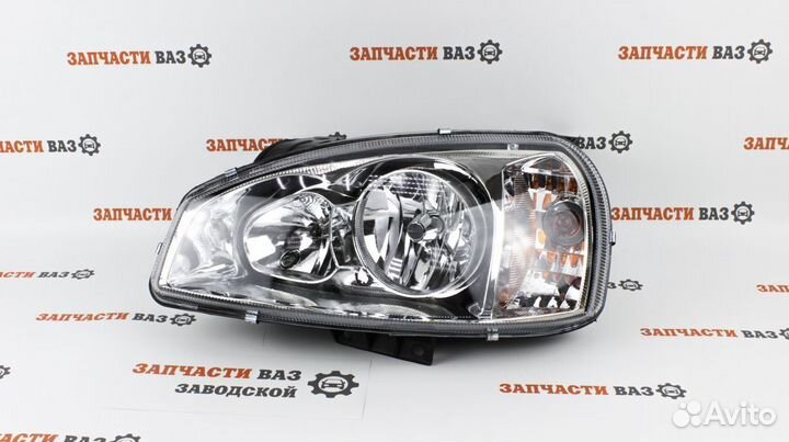 Фара Левая стекло Калина новая