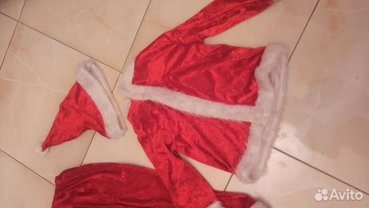 Костюм деда мороза детский