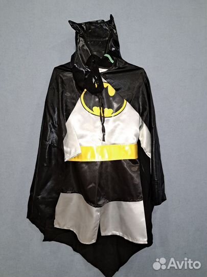 Прокат. Костюм детский Бэтмен 7-8 лет