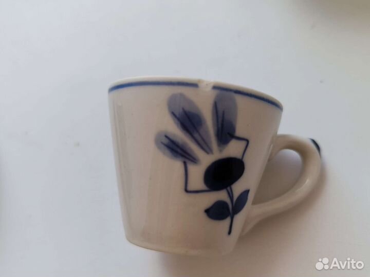 Гжель масленка и некомплект