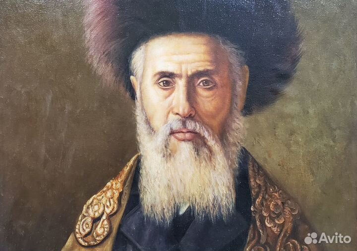 Картина портрет раввин karl hoffman австрия 1900 г