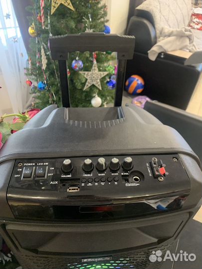 Большая Портативная колонка bluetooth OM&S k12-6a