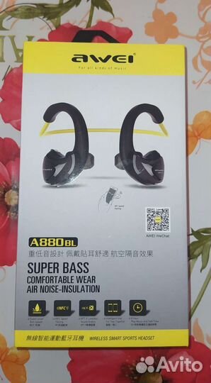 Новая Awei Bluetooth гарнитура