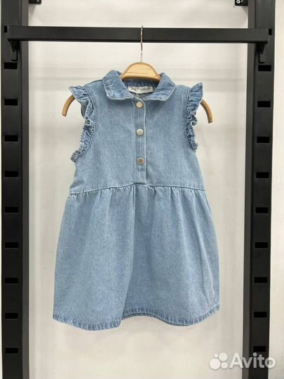 Джинсовое платье для девочки