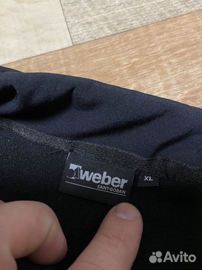 Рабочая куртка софтшел XL Weber