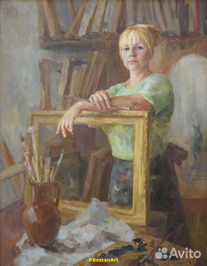 244 Желтая лодка Балаклавы кисти Анны Давыдченко