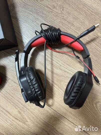 Игровые наушники проводные с микрофоном Themis