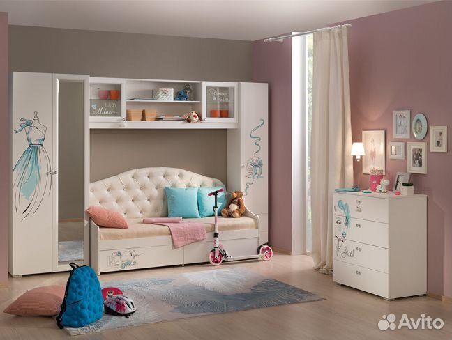 Детская модульная комната Гламур