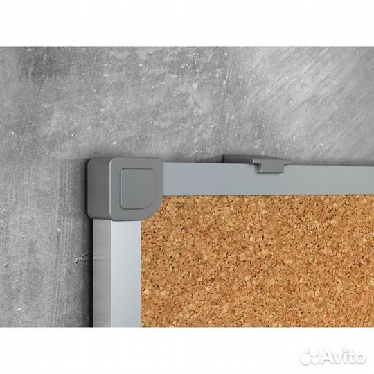 Доска пробковая 60х90 см деревянная рама