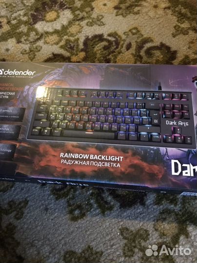 Игровая новая механика клавиатура чёрная