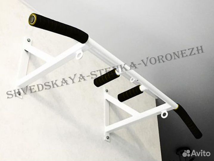 Турник настенный 3 хвата Профи «Power» белый