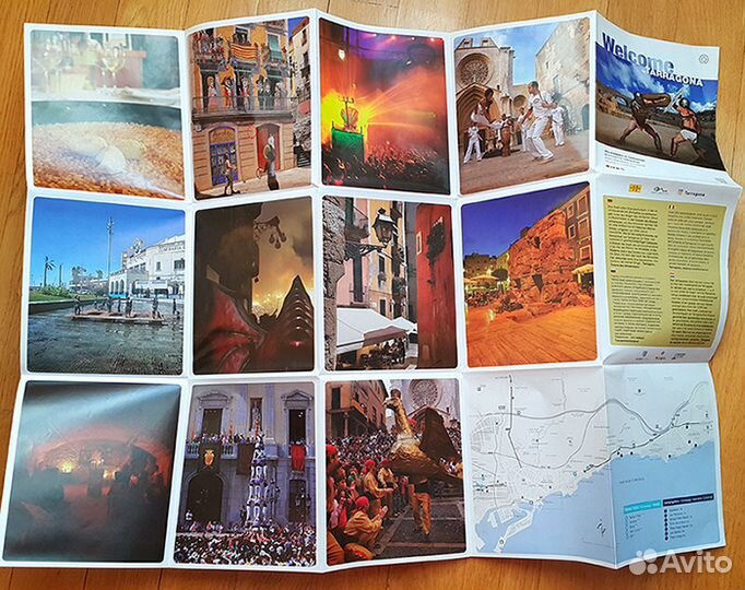 Туристическая карта города Таррагона (Tarragona)