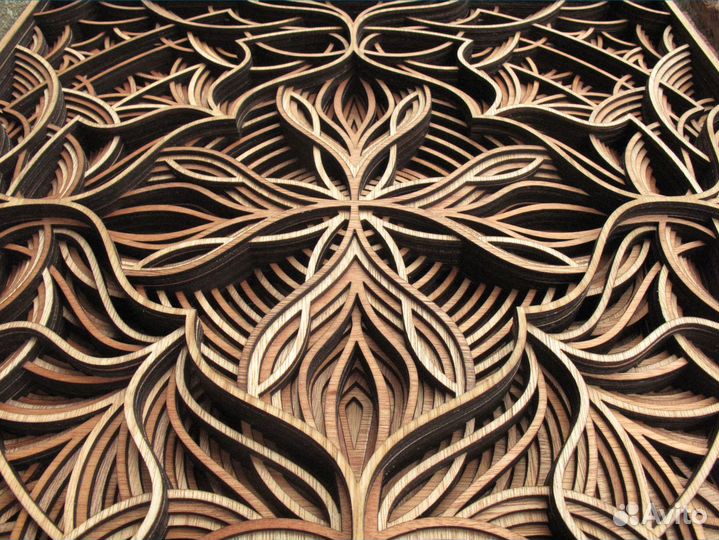 Лазерная резка и гравировка фанеры, неметаллов