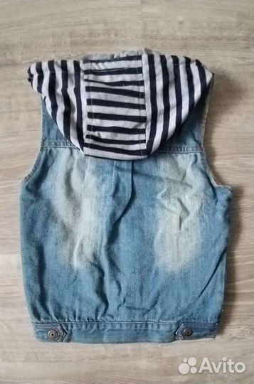 Жилетка джинсовая детская