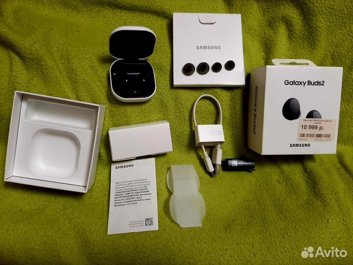 Samsung Buds 2 Bluetooth Гарнитура TWS Оригинал