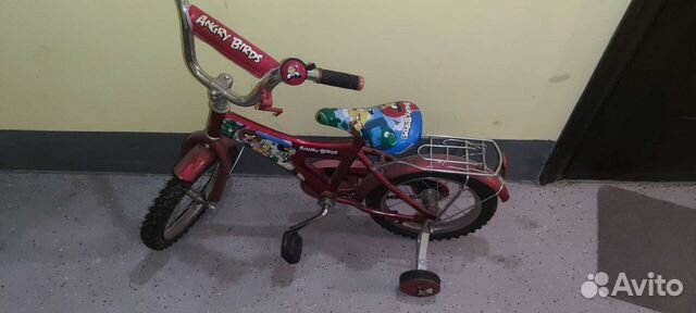 Детский велосипед Angry birds