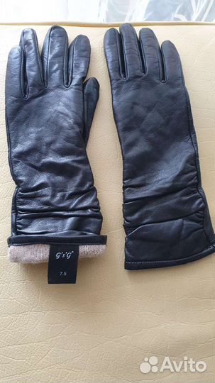 Перчатки женские из натуральной кожи