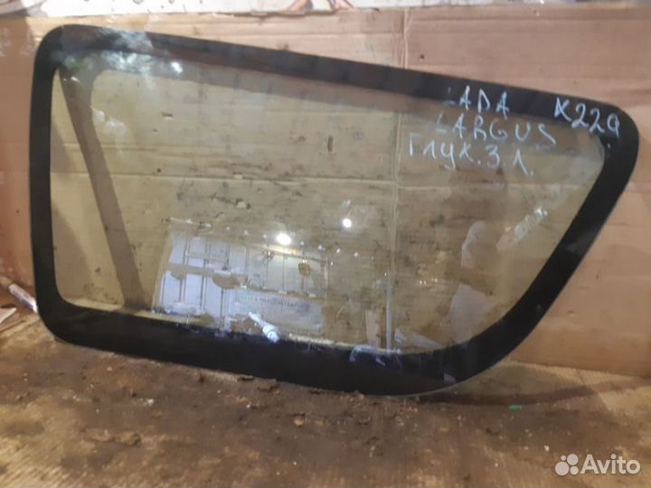 Стекло собачника заднее левое ваз (LADA) Largus