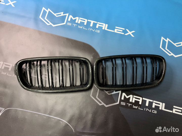 Решетка радиатора BMW F30 M карбон