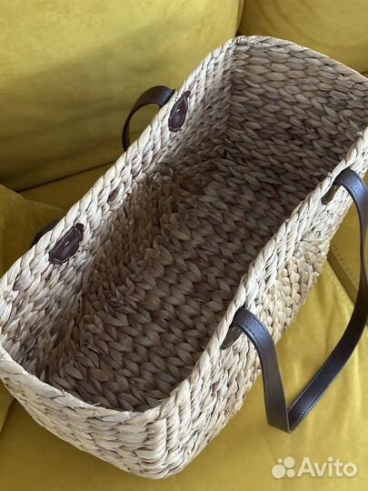 Сумка корзинка плетеная для пикника