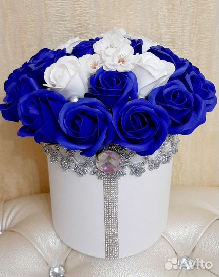 Букет из мыльных роз