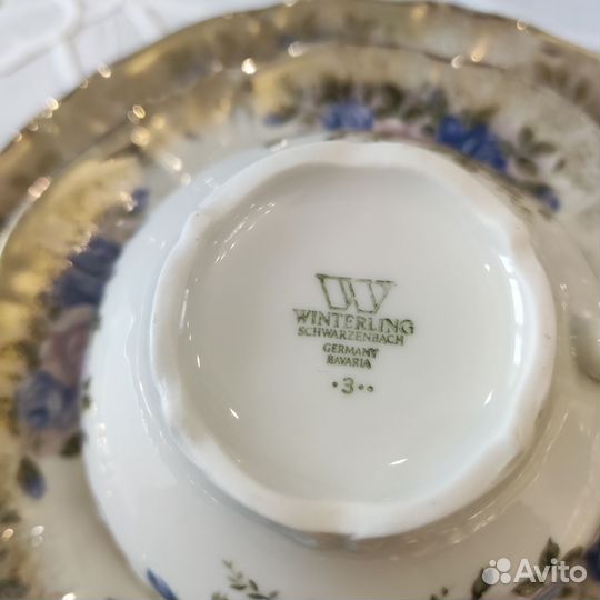 Чайные трио и молочник