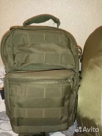 Тактические. Рюкзак, сумка, спальник-пончо, кепка