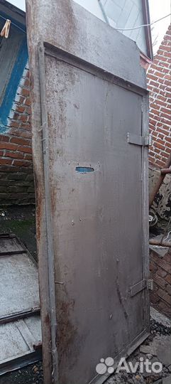 Металлические ворота бу