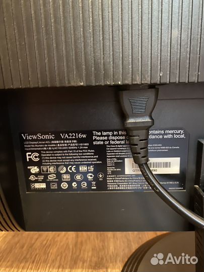 Монитор для компьютера Viewsonic VA2216W-4