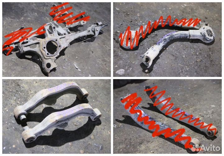 Рычаги задние на Субару Легаси BL