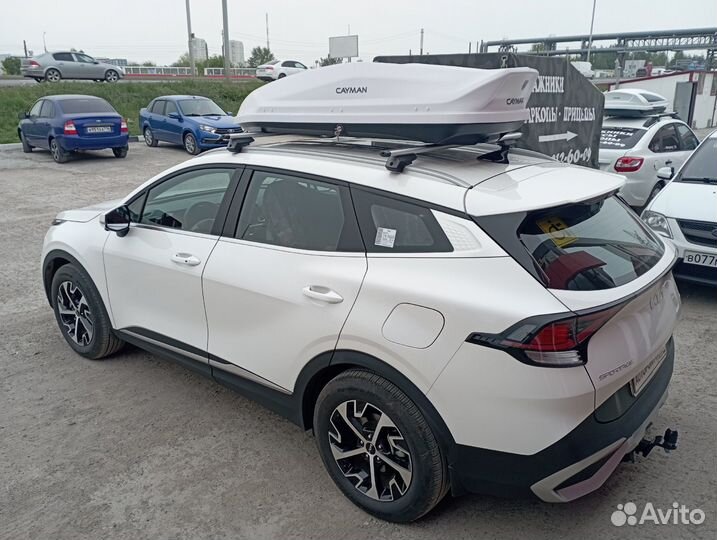 Автобокс на крышу Cayman 420л на Kia Sportage 5
