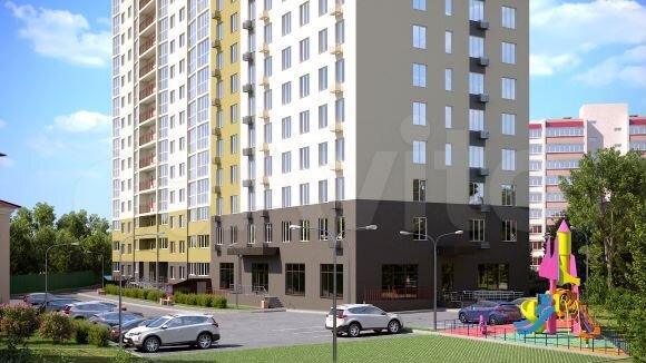 1-к. квартира, 48,6 м², 12/16 эт.