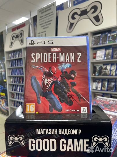 Человек Паук 2 PS5 RUS Spider Man 2 диск озвучка