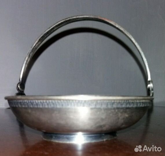 Посуда. ваза-конфетница Мельхиор СССР