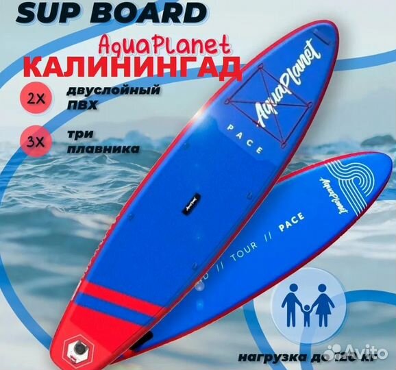 Aquaplanet SUP-доска. сап борд. Новый