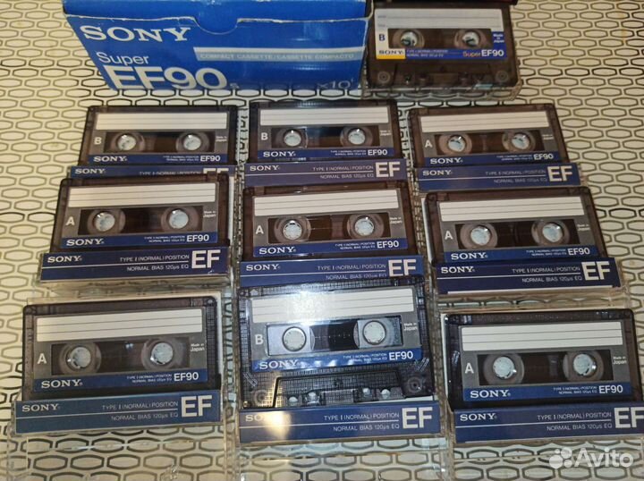 Аудиокассета Basf Sony TDK состояние новых