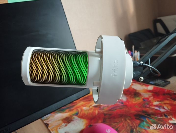 Микрофон fifine a8 белый