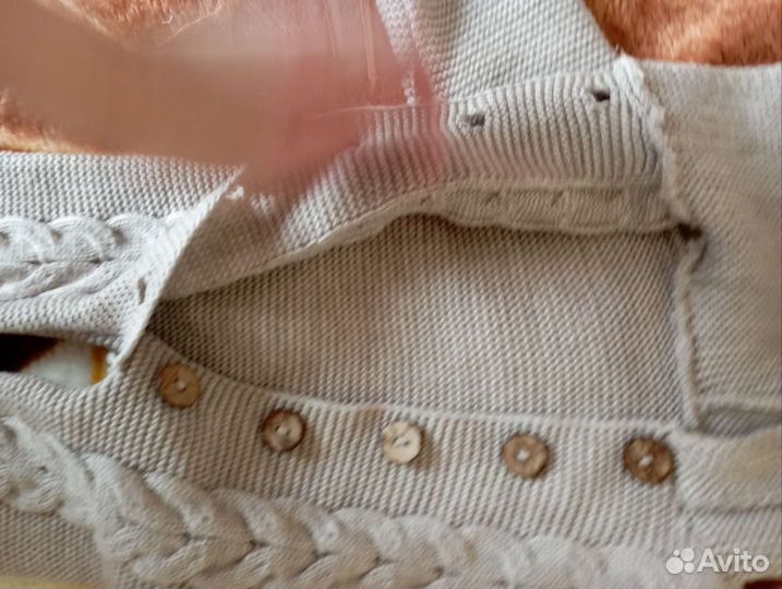 Вязанный комбинезон 56-62