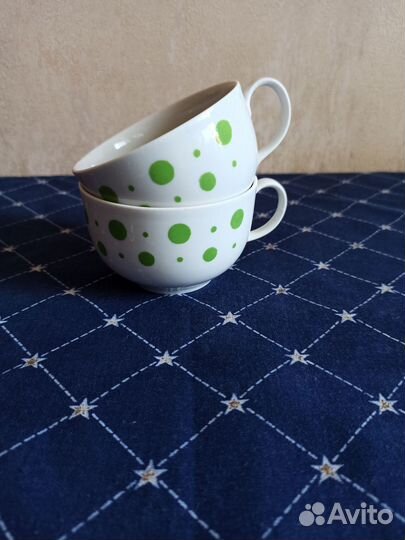 Фарфоровые чашки Дулево, 1990г