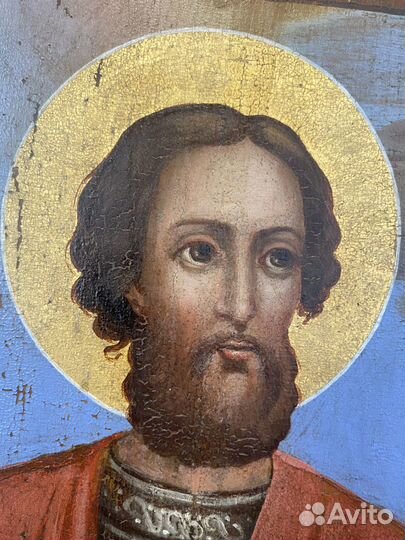 Старинная храмовая икона Иерусалимская Богородица