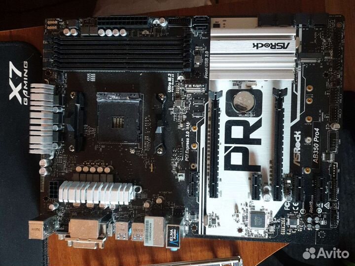 Материнская плата asrock AB350 Pro4 am4