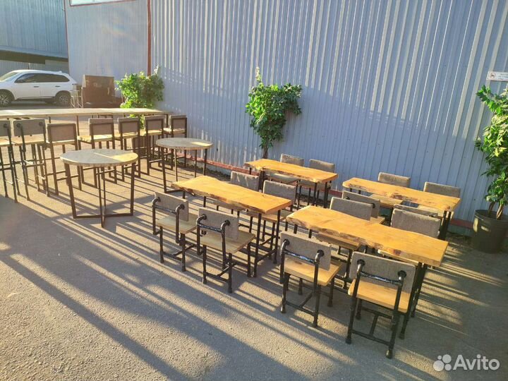 Столы стулья лофт