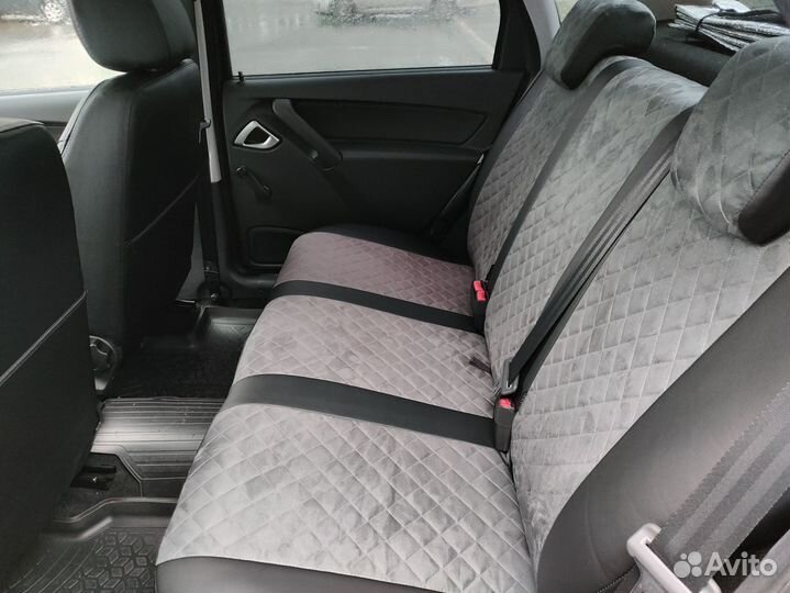 Чехлы LADA Granta Алькантара ромб Автопилот